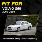 Front Bumper Headlight Washer Cover Cap for Volvo S60 (2005–2009)