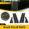 Carbon Fiber Pattern Vinyl Pillar Stickers for Honda Civic Sedan (2016–2021)