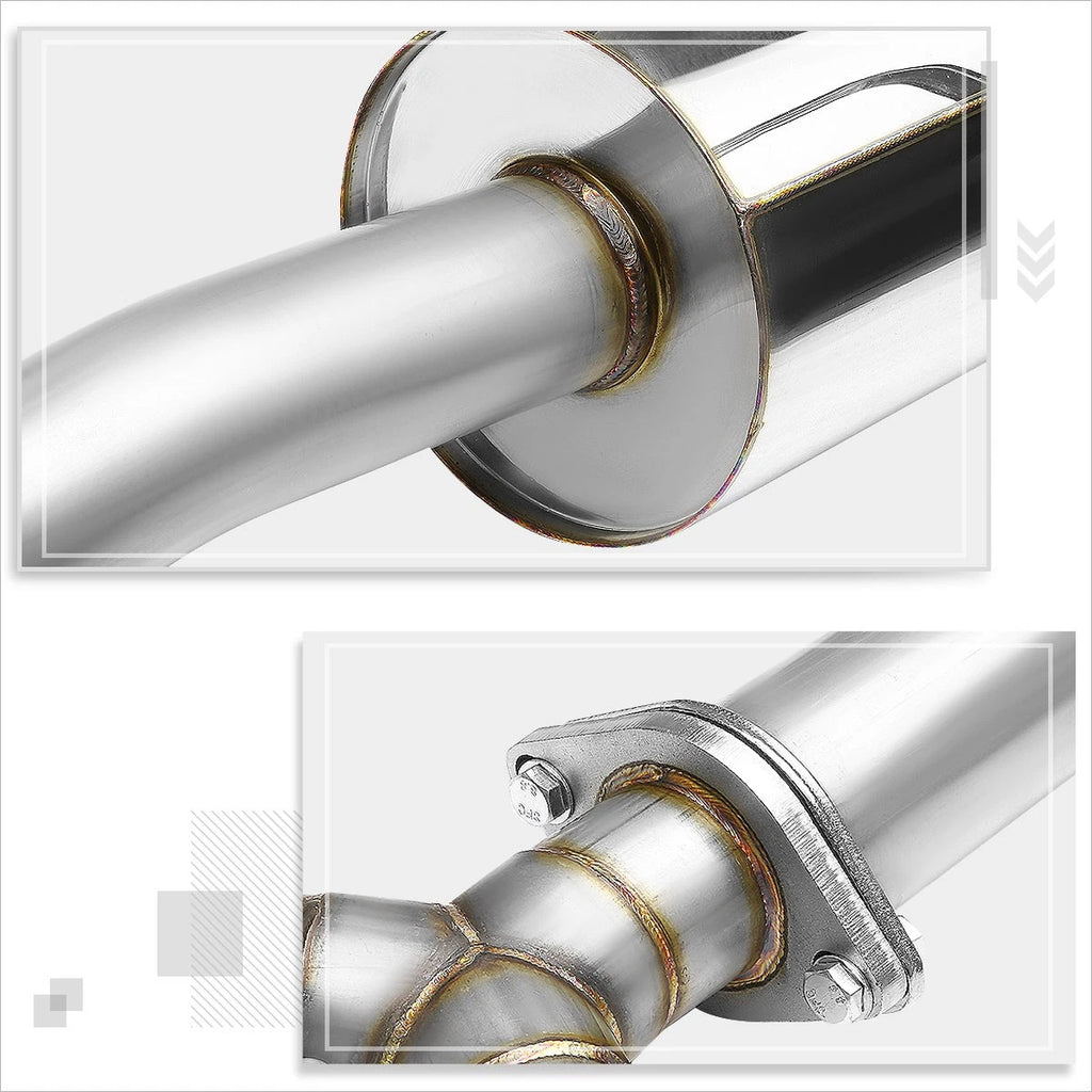 4.5" Rolled Tip Muffler for Jeep Liberty (2002–2007)