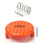 2X Hassle Spool Replacement with Cover for Black and Decker Trimmers