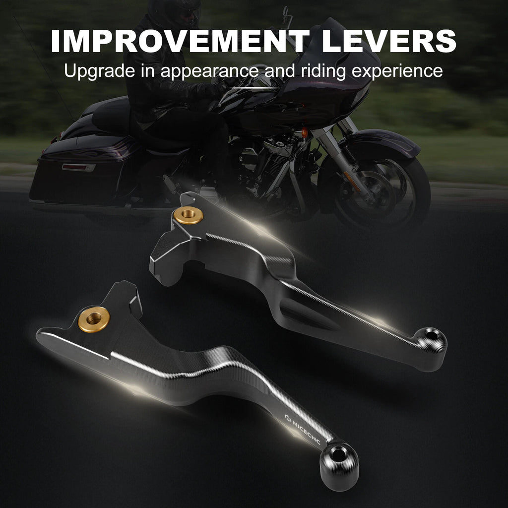 Aluminum Brake Clutch Levers for Harley Electra Glide Police FLHTP (2014–2023) 36700249