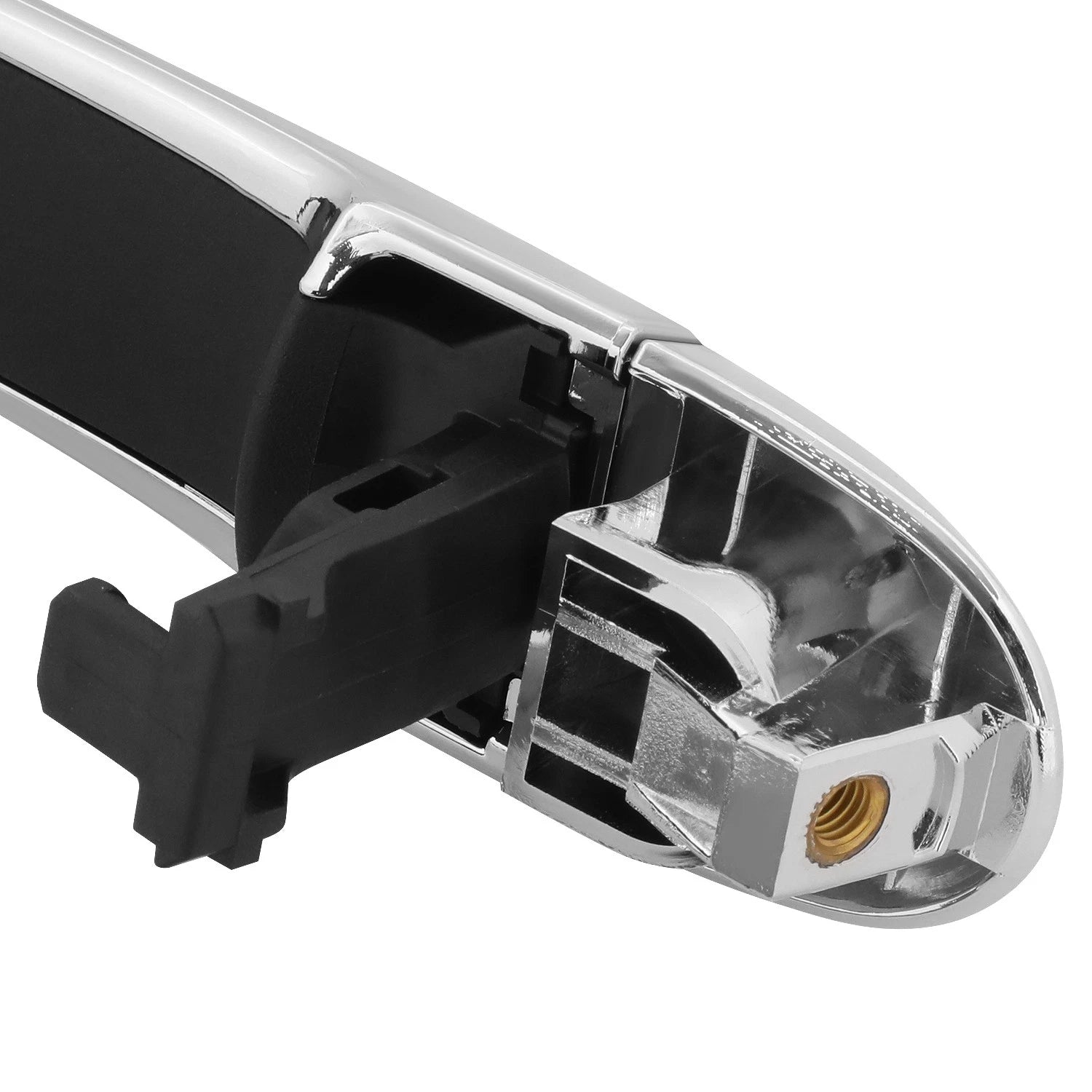 Front Right Exterior Door Handle w/Keyhole Chrome for Nissan Cube Juke Versa (2009–2019)