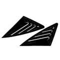 Rear Window Louvers Cover for Audi Q3 F3 Sportback (2019-2024) Black
