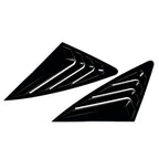 Rear Window Louvers Cover for Audi Q3 F3 Sportback (2019-2024) Black
