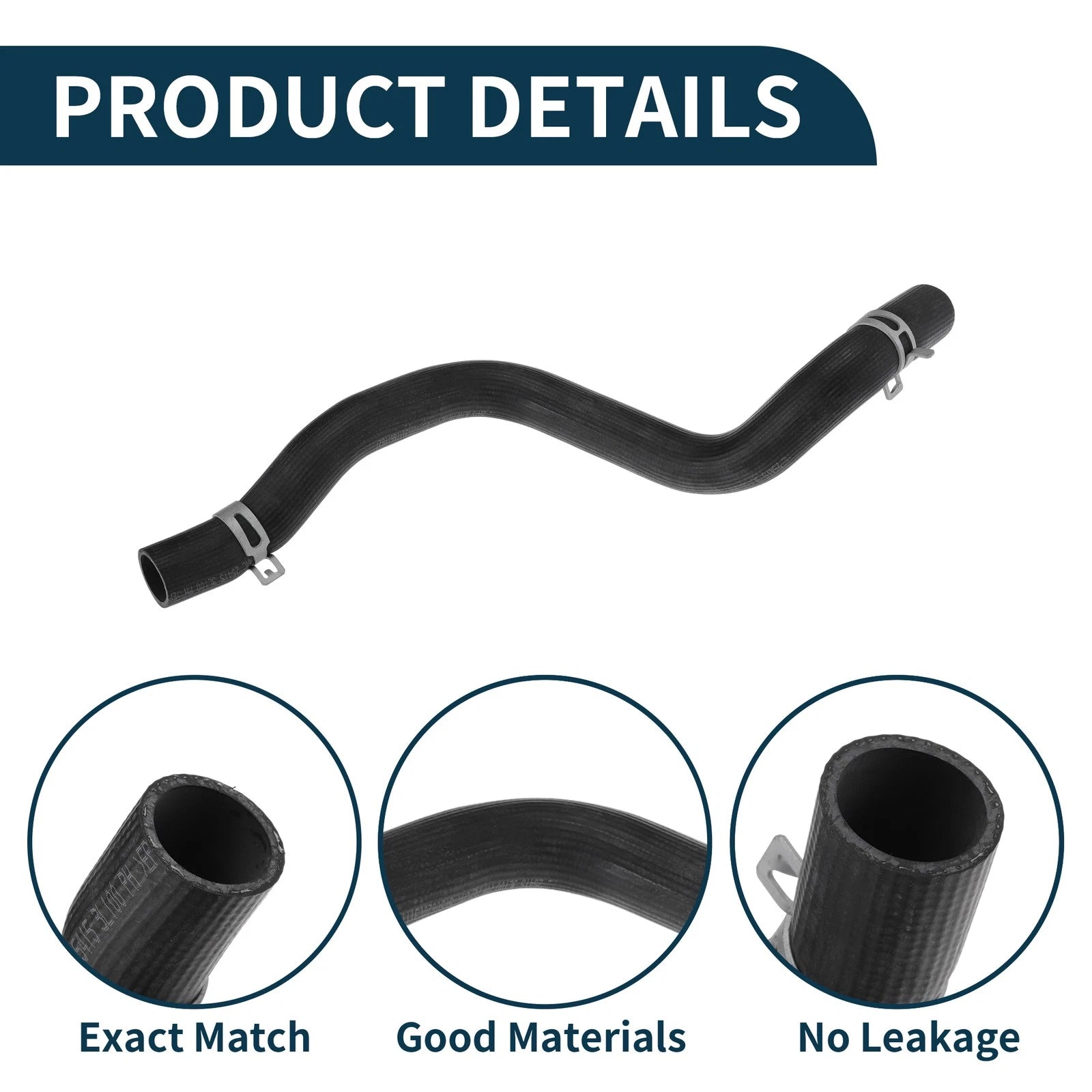 Radiator Hose for Hyundai Azera (2006–2011) No. 254153L100