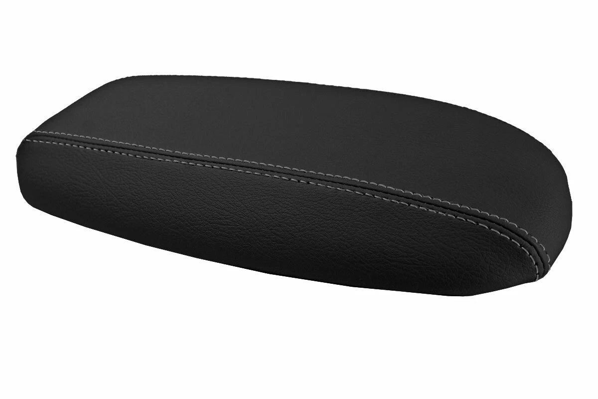 Console Lid Pull Over Cover Leather for Ford Mustang (1994–2004) Gray Stitch