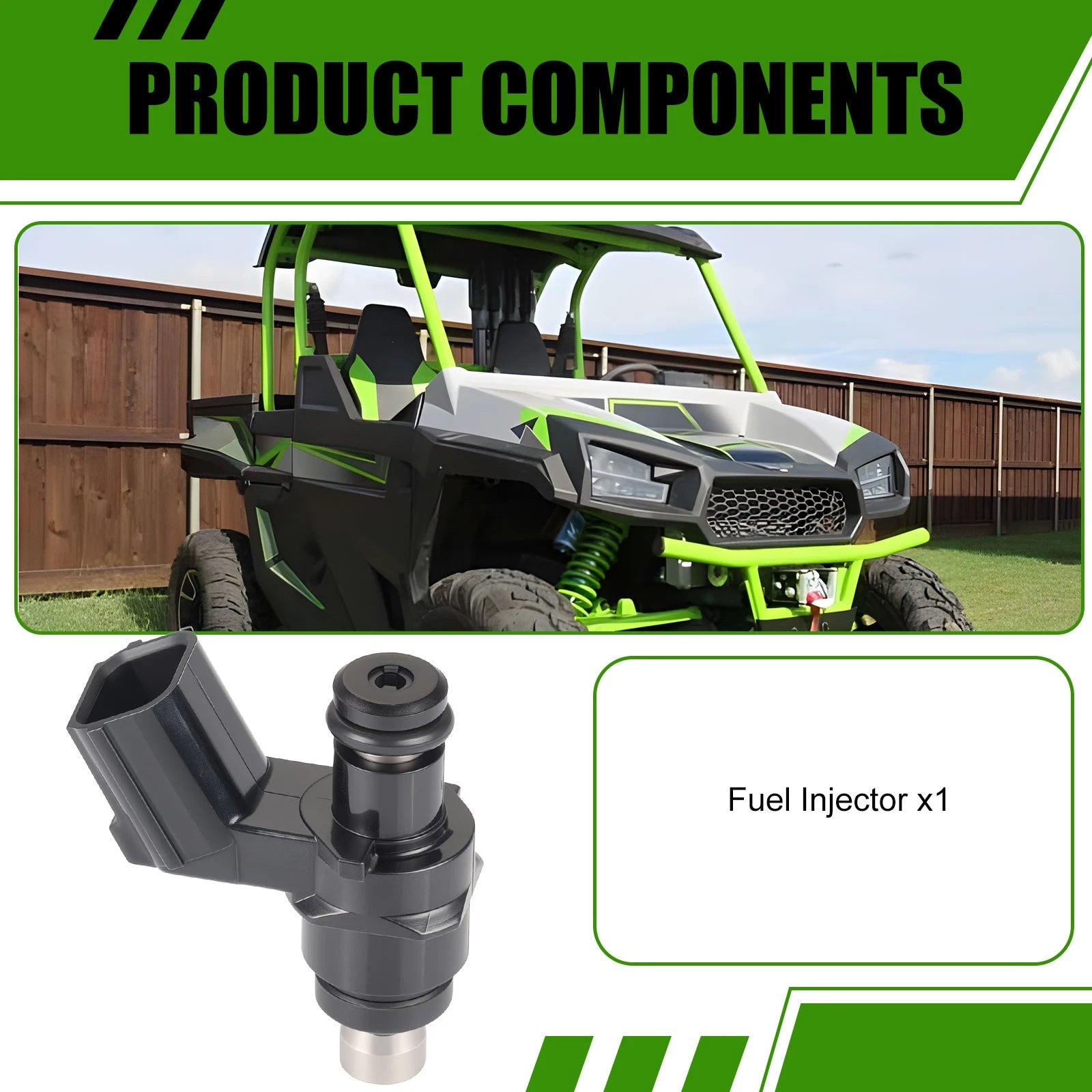 Fuel Injector 16450-HR3-A43 for Honda Foreman 500 TRX500FM TRX500FE (2014–2019)