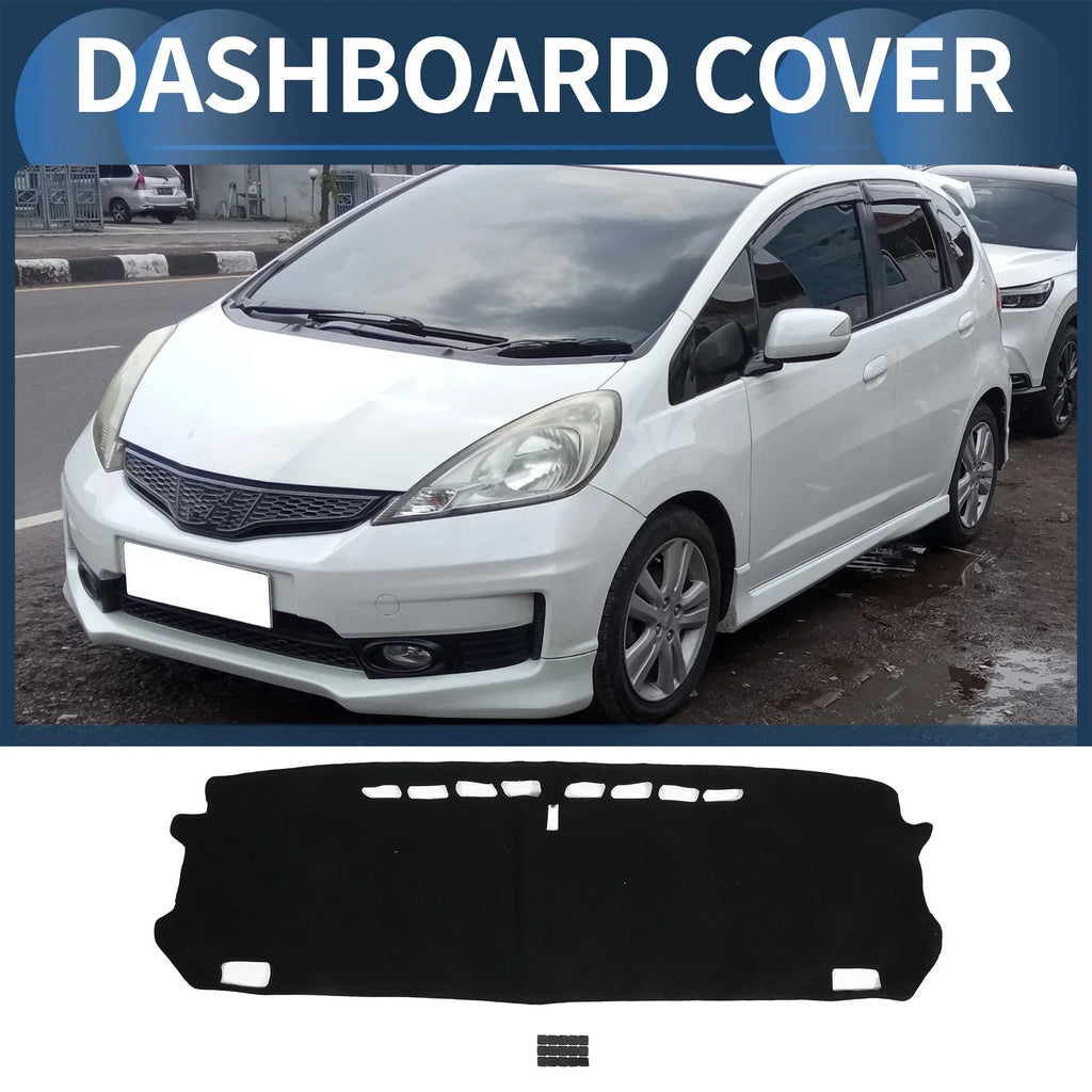Dashboard Dash Cover Mat for Honda Fit GR1-GR8 2020-2024 Black 1 Set