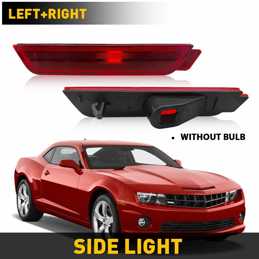 2X Rear Side Marker Light Housing for Chevy Camaro (2010–2015)