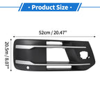 Fog Light Grill for Audi Q7 (2007–2015) No. 4M0807682T Black Silver Tone