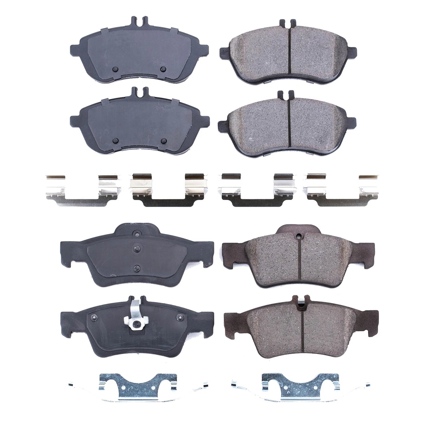 PowerStop Front & Rear Carbon Fiber Ceramic Brake Pads Kit for W212 E250 (2010–2016)