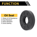 Set of 5 Oil Seal Rotary Shaft Seal NBR Rubber 20x52x10mm