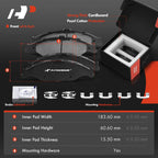 Disc Brake Rotors & Pads Set for Ford Mustang