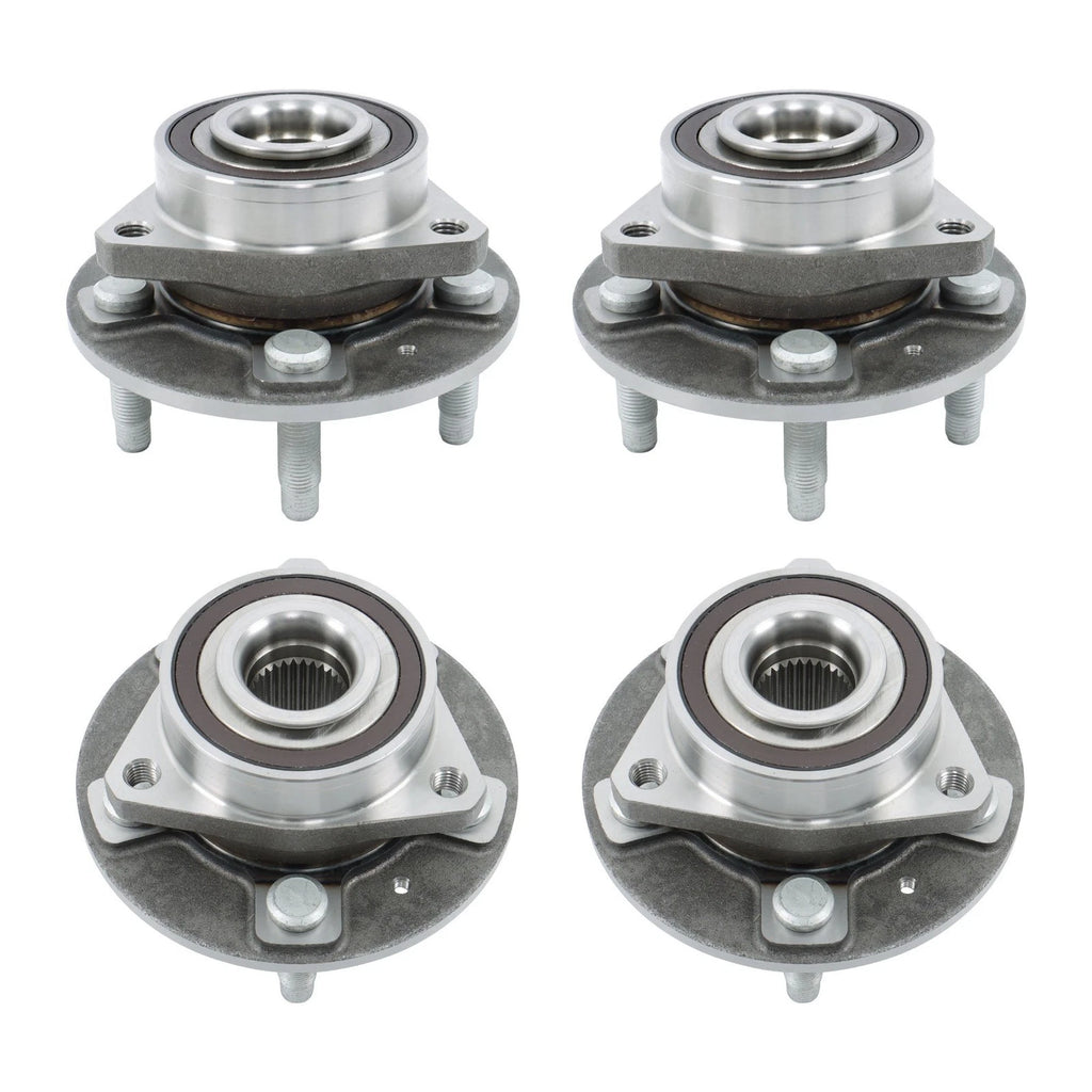 Set of 4 Wheel Hub Bearing Assemblies for Chevrolet Camaro (2010–2015)