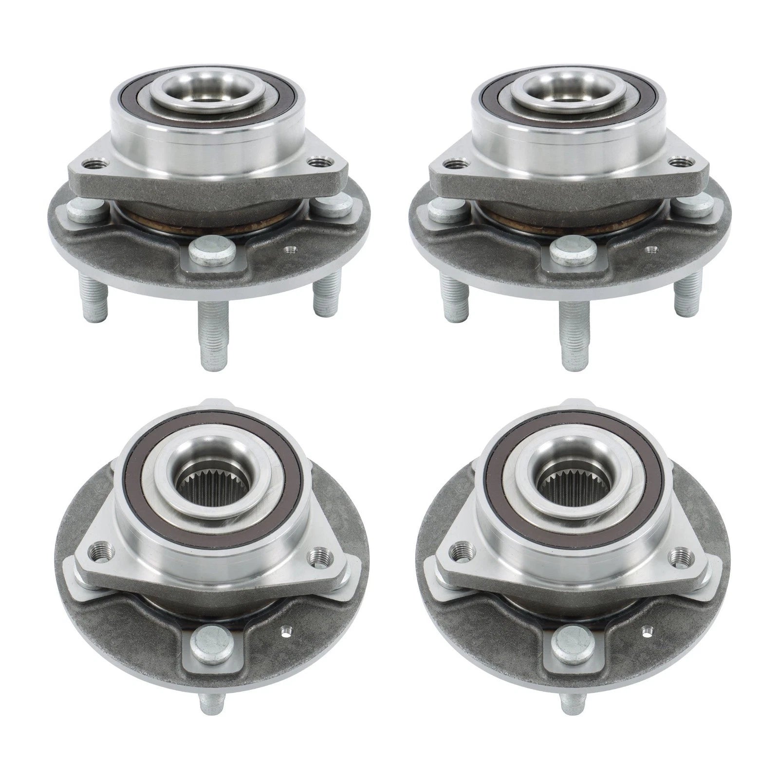 Set of 4 Wheel Hub Bearing Assemblies for Chevrolet Camaro (2010–2015)