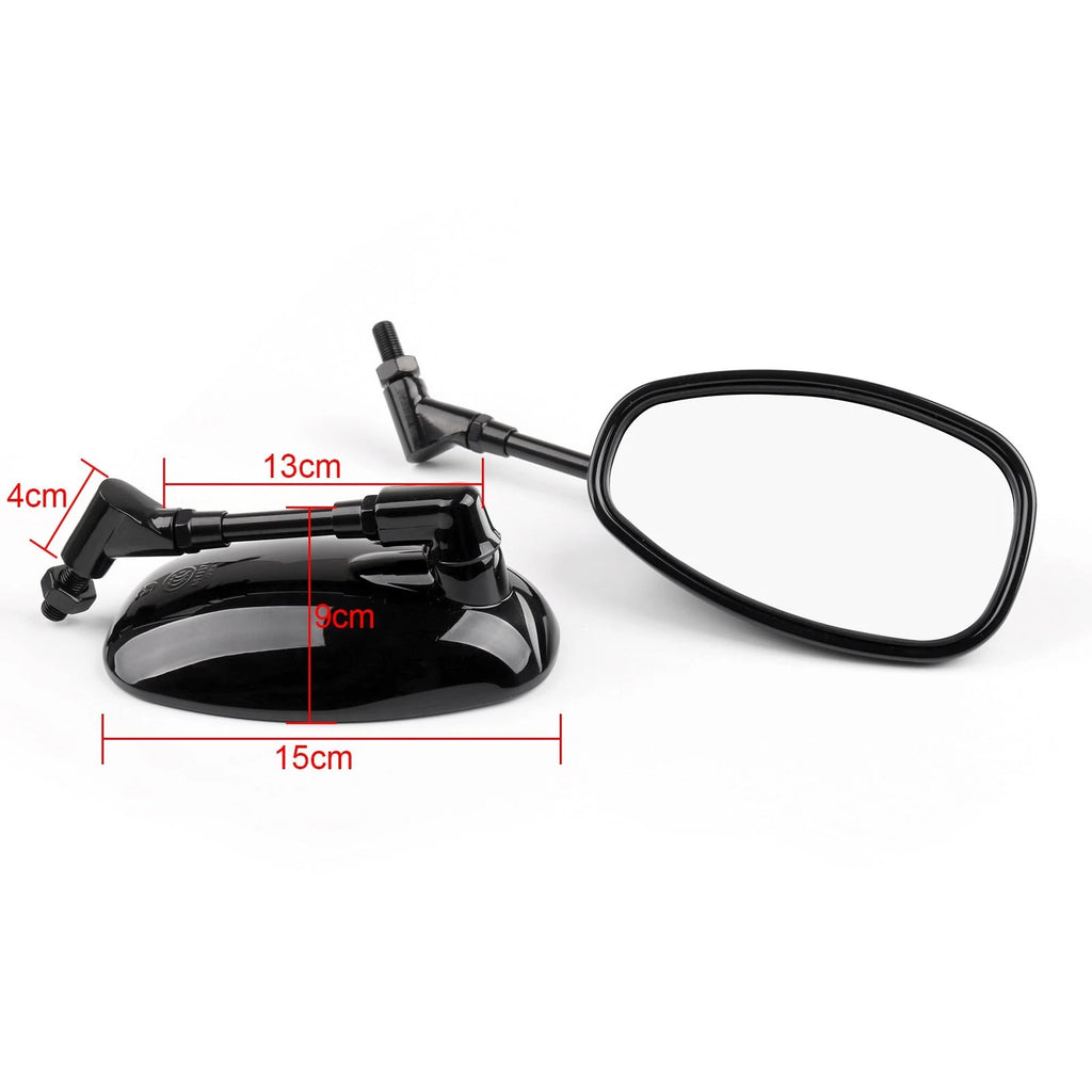Rear View Mirrors for Yamaha V-MAX, XJR1200, MT-03, FZ6, XV950 (2004–2009)