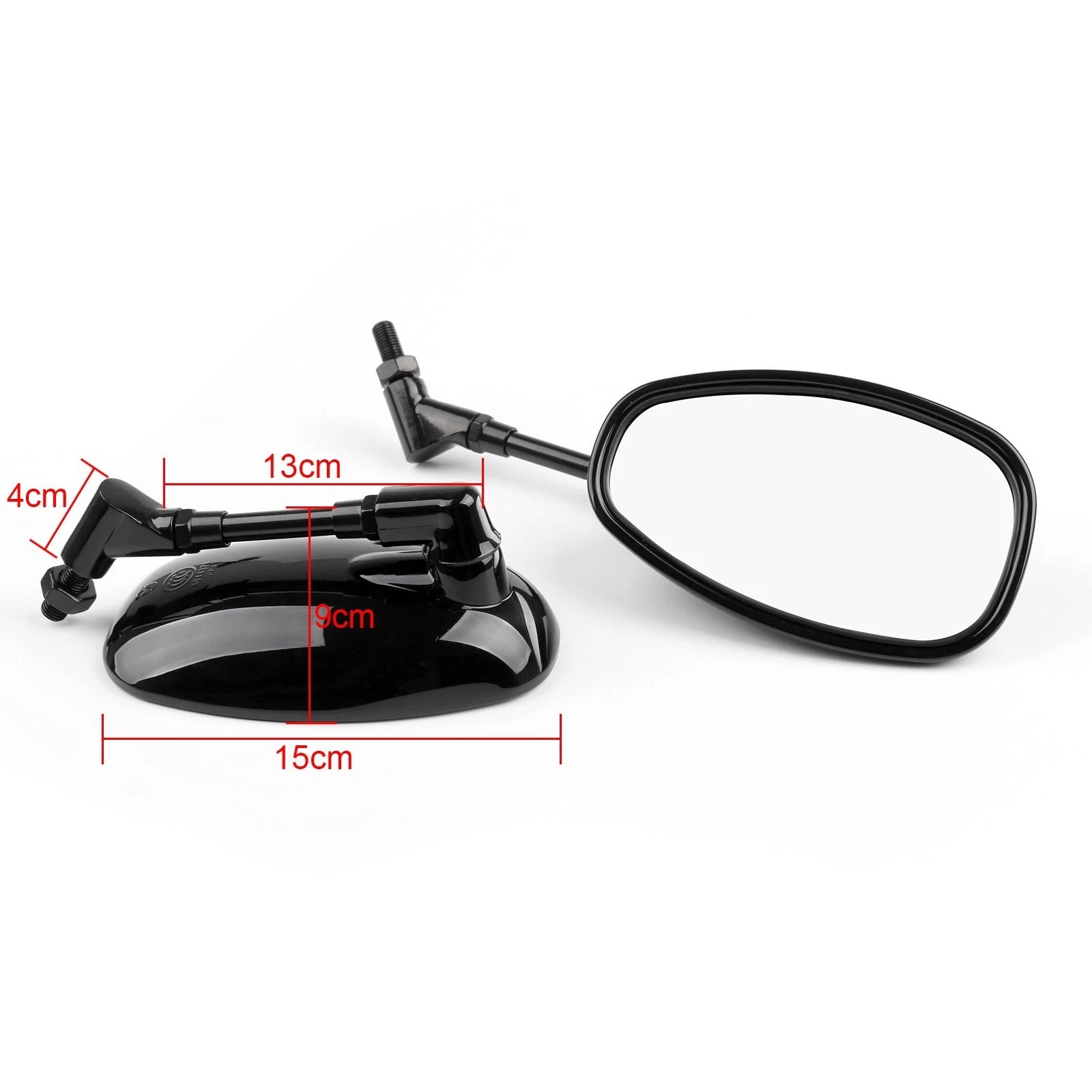 Rear View Mirrors for Yamaha V-MAX, XJR1200, MT-03, FZ6, XV950 (2004–2009)