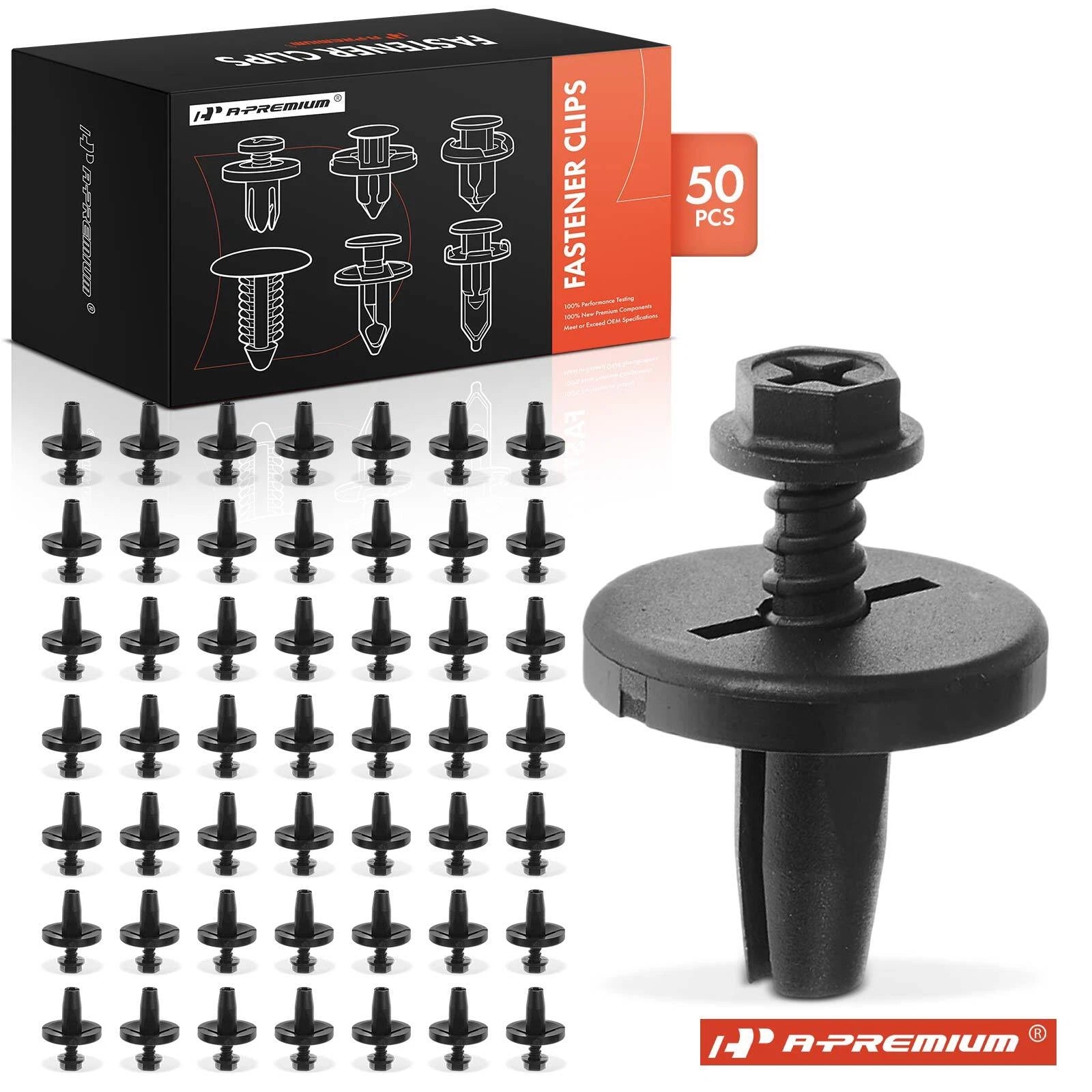 50Pcs Nylon Hood Insulation Retainer Clips for Ford Topaz Tempo (1984–1994)