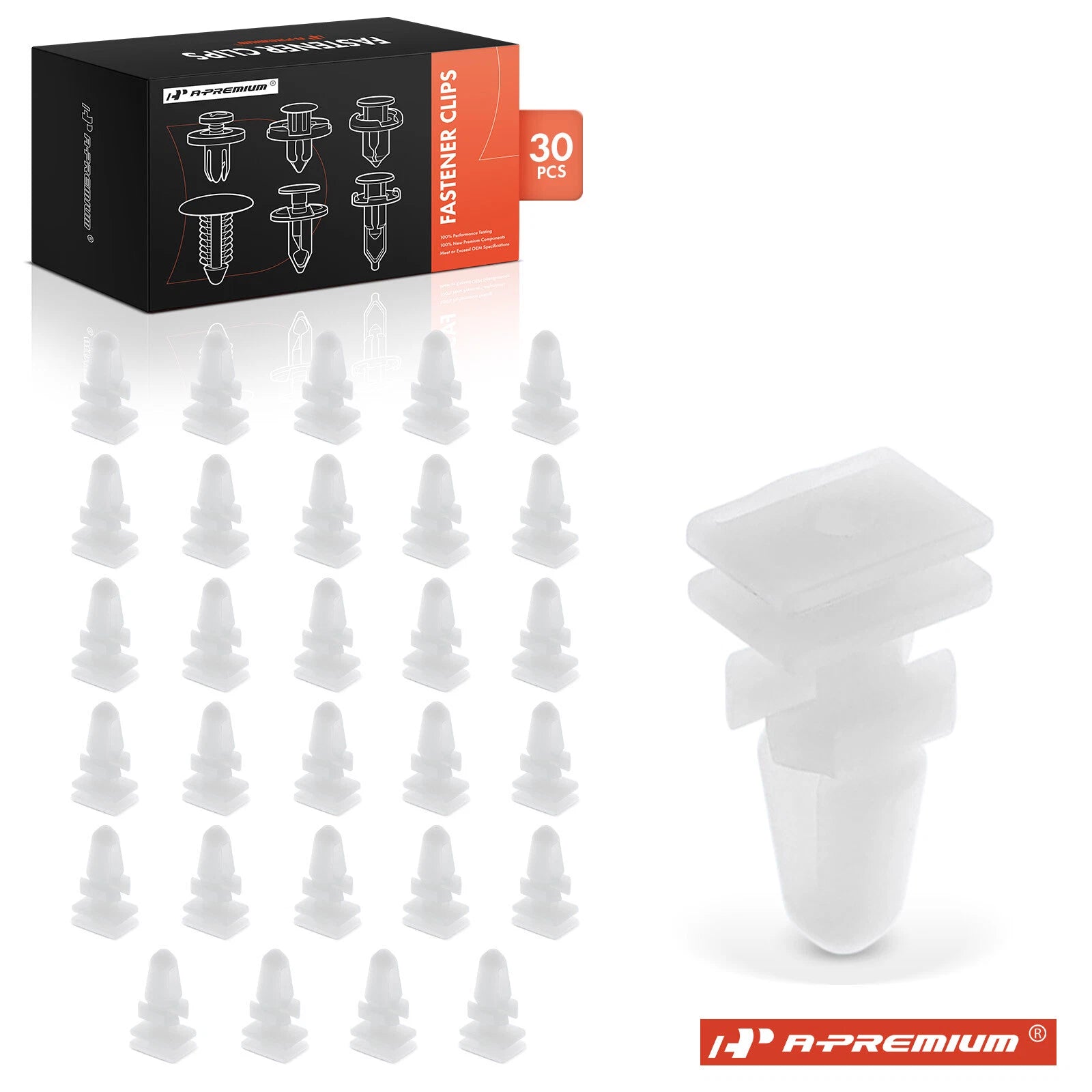 30Pcs Nylon Interior Door Trim Moulding Clips for BMW
