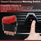 Hazard Warning Flasher Switch for Mercedes-Benz Henschel 206 D (No. 0055459224)