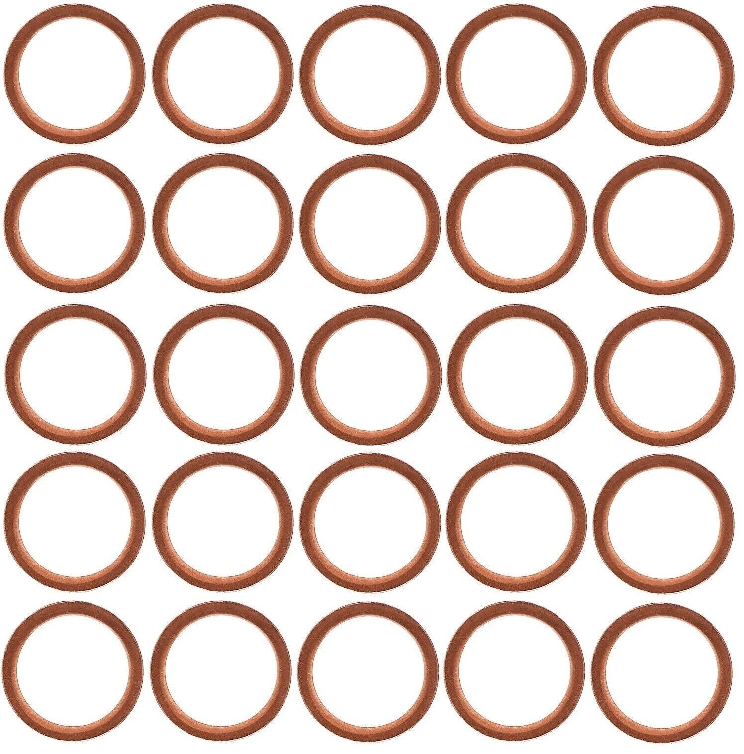 Set of 25 Engine Oil Drain Plug Gaskets for Dodge Fiat Jeep Mercedes