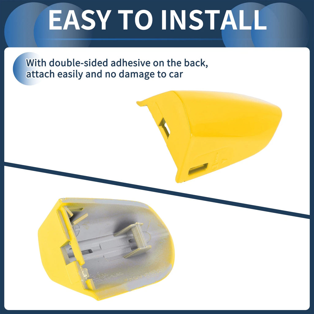 Door Handle Cover Front Left for Ford Mustang (2015–2020) ABS Yellow