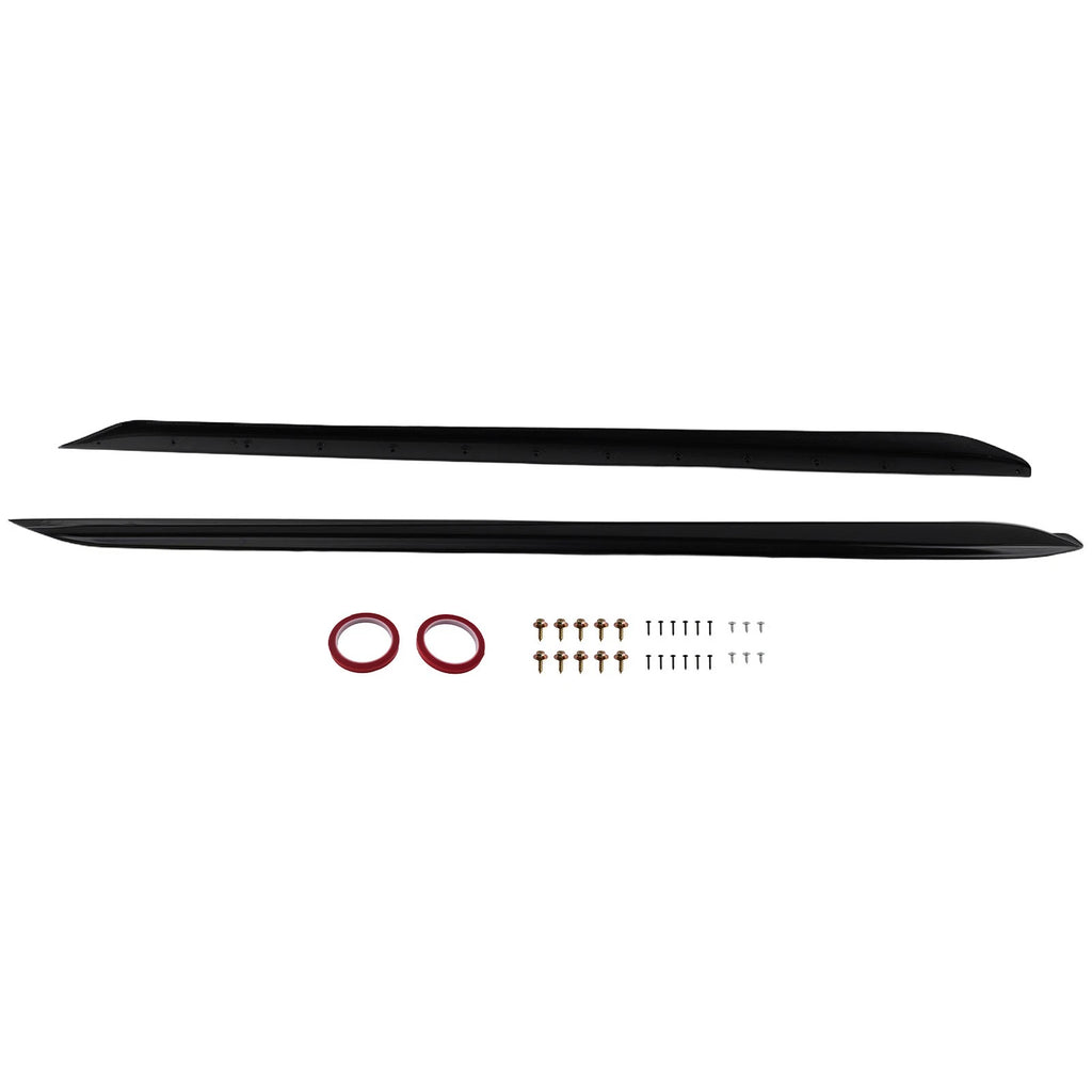 ABS Side Extension Kit for BMW 3-Series G20 (2019–2023) Black Skirt Panels