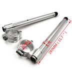 50mm CNC Raised Riser Clip Ons for Motorcycle (7/8" Handlebars)