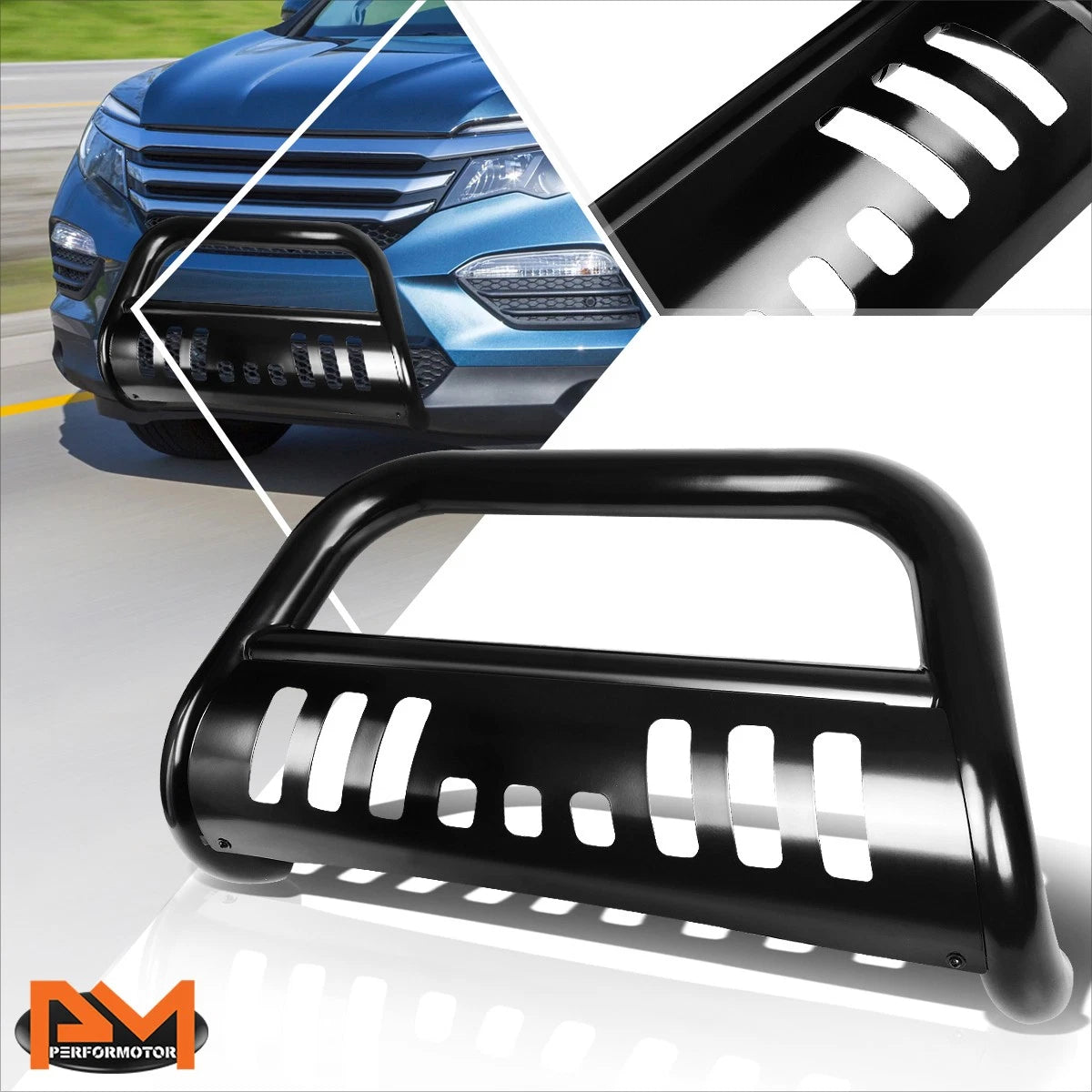3" Tube Bull Bar Front Bumper Grille Guard for Honda Pilot/Ridgeline (2016–2017)