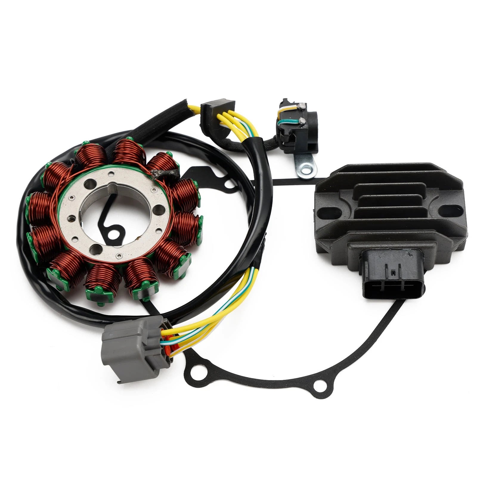 Generator Stator Regulator Rectifier & Gasket for Kawasaki KX250F (2011–2012)