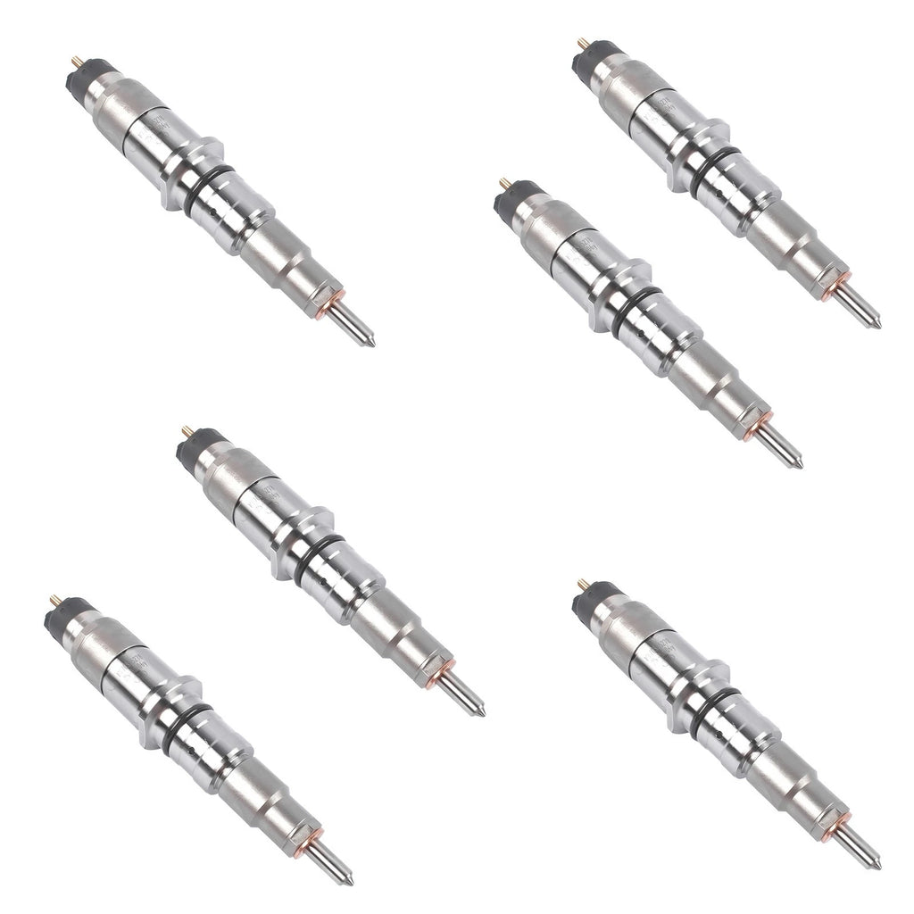 6X Fuel Injectors for Komatsu PC200-8 (QSB6.7, QSB5.9, QSB4.5)