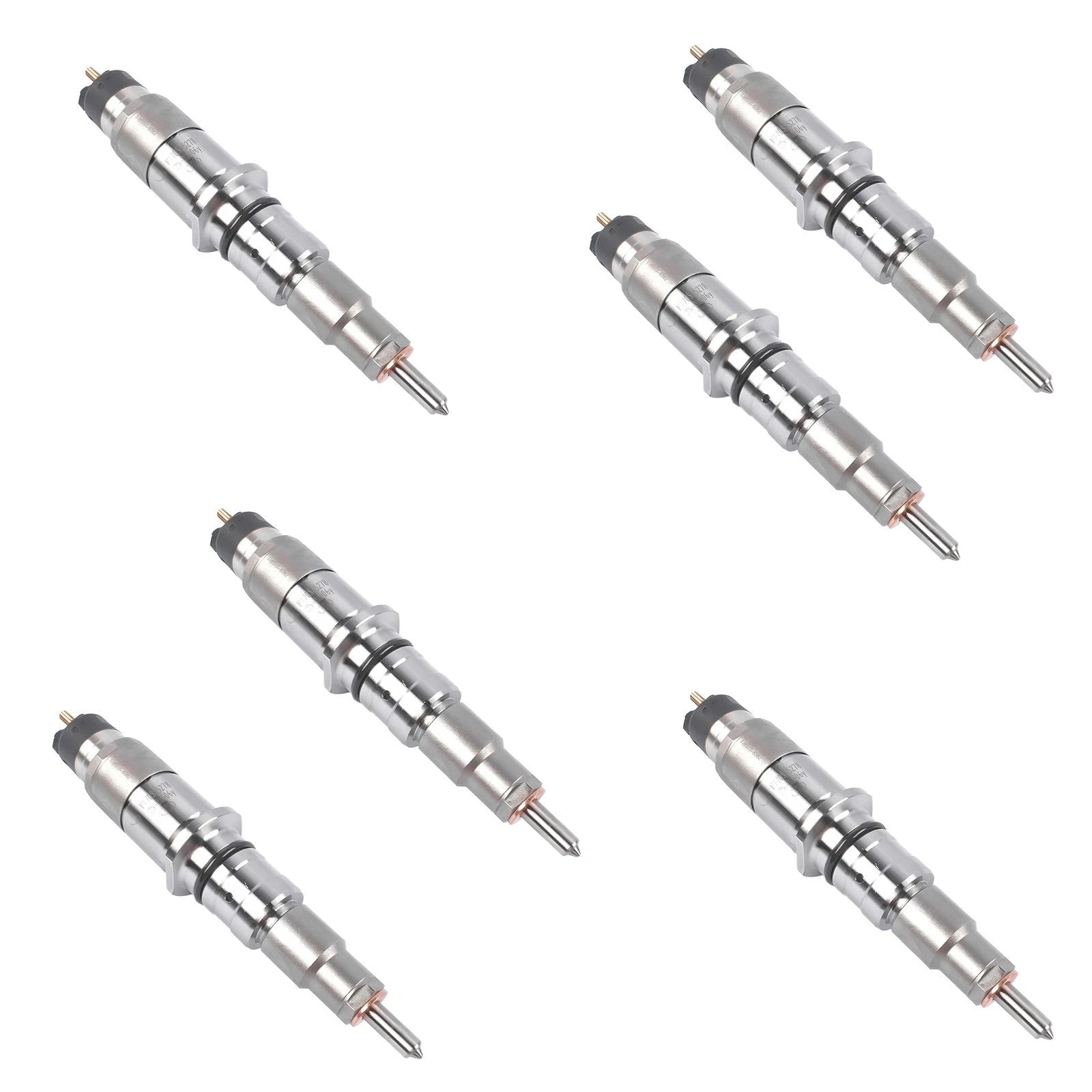 6X Fuel Injectors for Komatsu PC200-8 (QSB6.7, QSB5.9, QSB4.5)