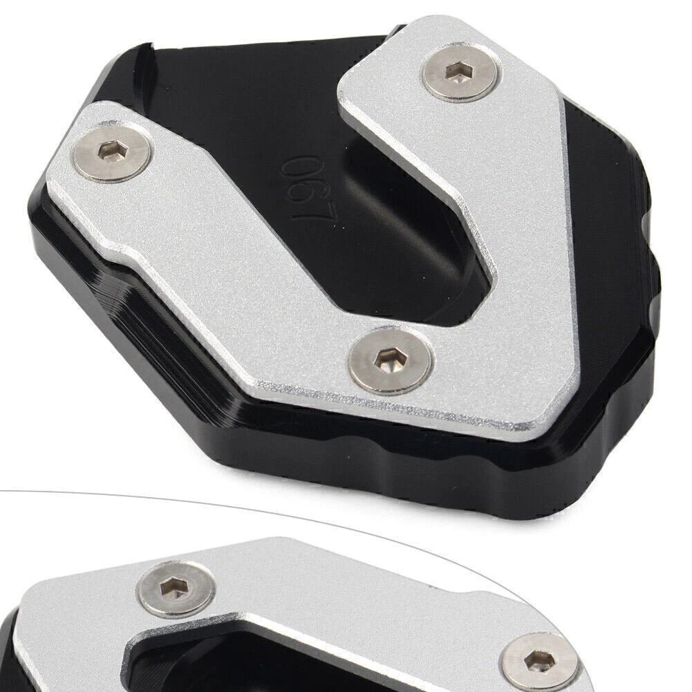 1pc Kickstand Side Stand Enlarger Plate for Yamaha MT09 Tracer (2015–2017) Black
