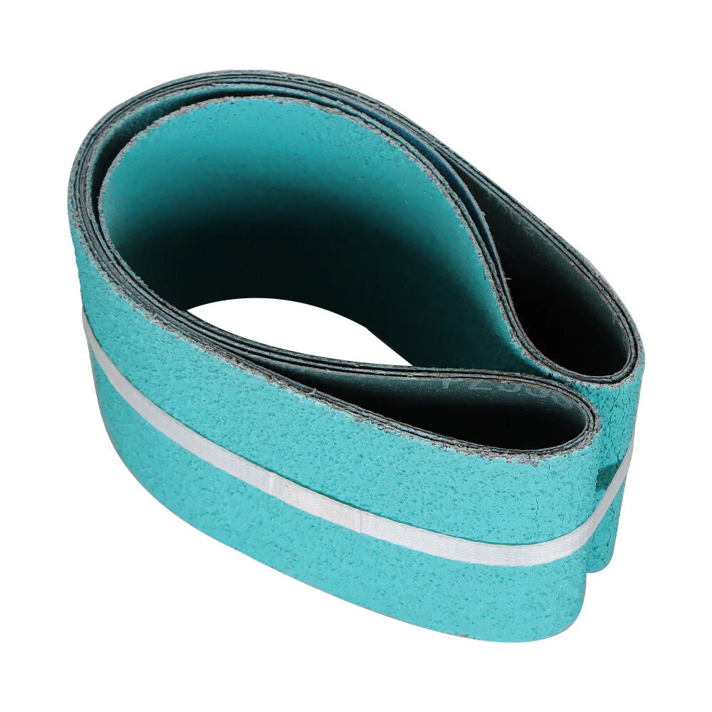 Set of 4 Zirconia Sanding Belts for USA Metal Grinding (36 Inch)