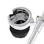 Handlebar Cup Holder for Harley Universal Metal Drink Mesh Basket