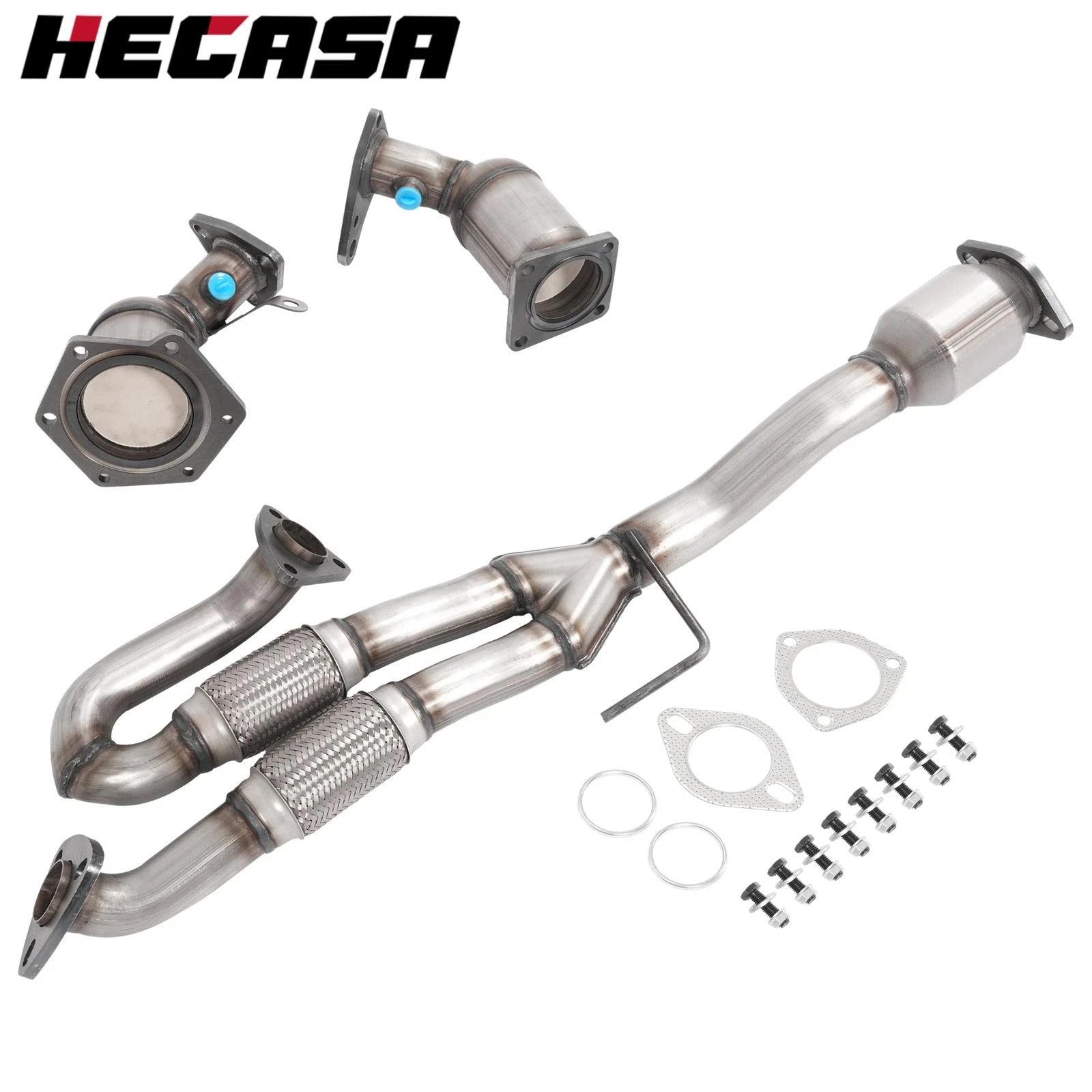 Set of 2 Exhaust Catalytic Converters for Nissan Maxima (2009–2014)