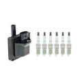 Set of 6 Hitachi Ignition Coils & NGK Platinum Spark Plugs for Silverado Sierra 1500 (2014–2018)