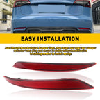 Pair of Rear Bumper Reflector Lights for Tesla Model 3 (2017–2023)