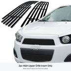 Stainless Steel Black Billet Grille Insert for Chevy Sonic (2012-2016)