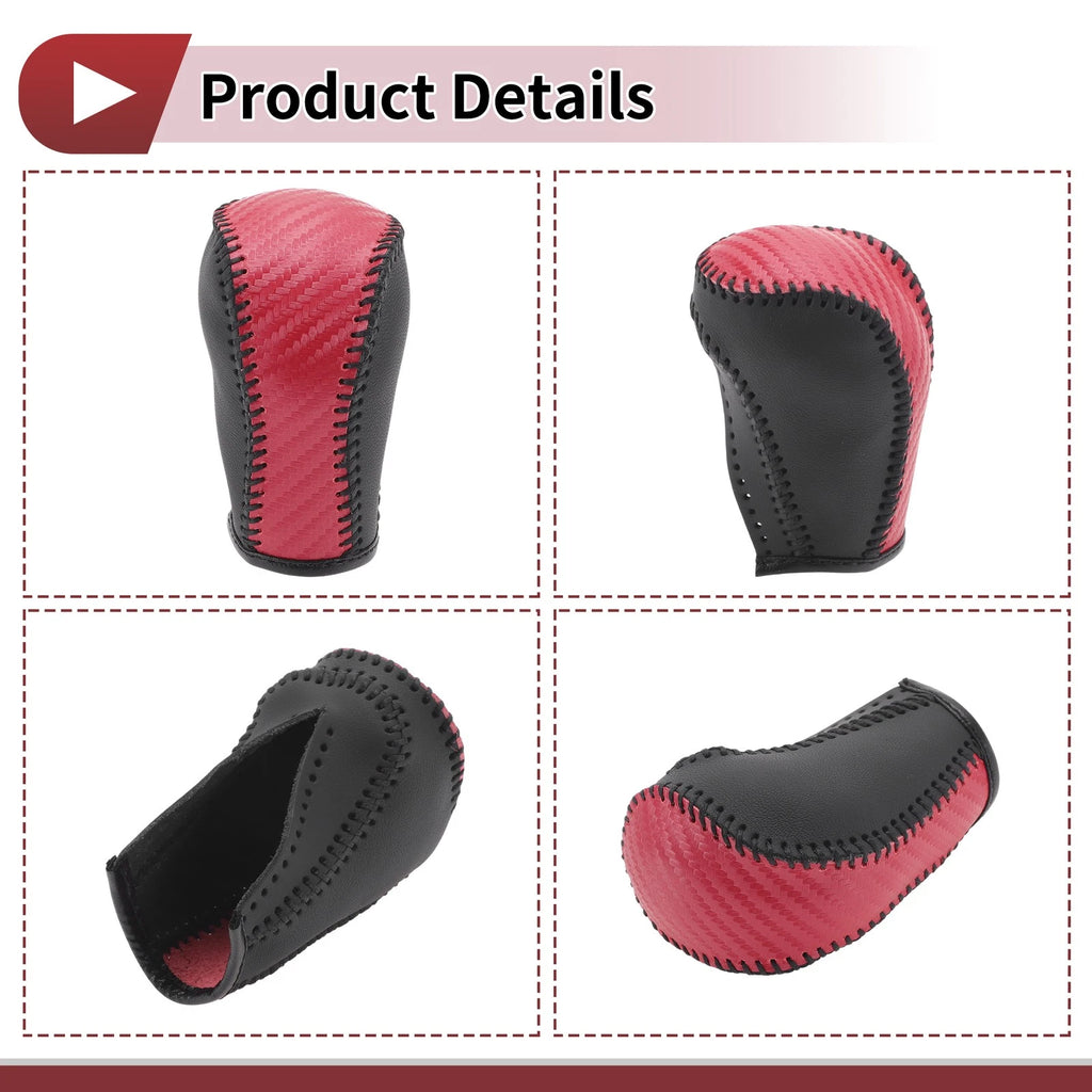 1 Pc Gear Shift Knob Cover for Mazda CX-5 (2013–2014) Faux Leather