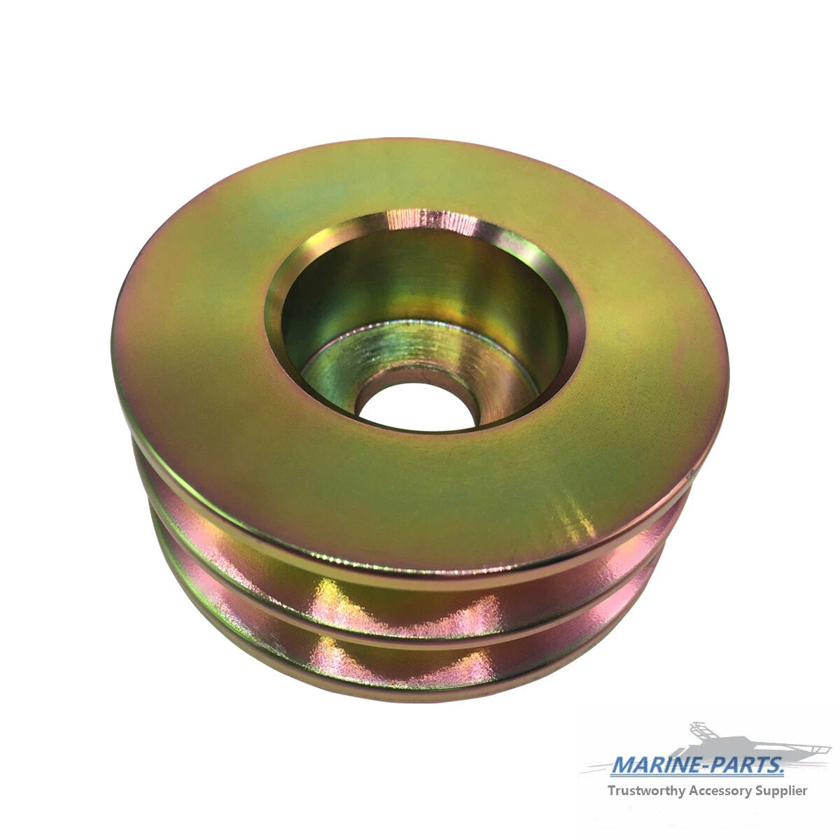 Double Alternator Pulley for Volvo Penta AD31 AD41 AQAD30 AQAD40 AQD40 (No Year)