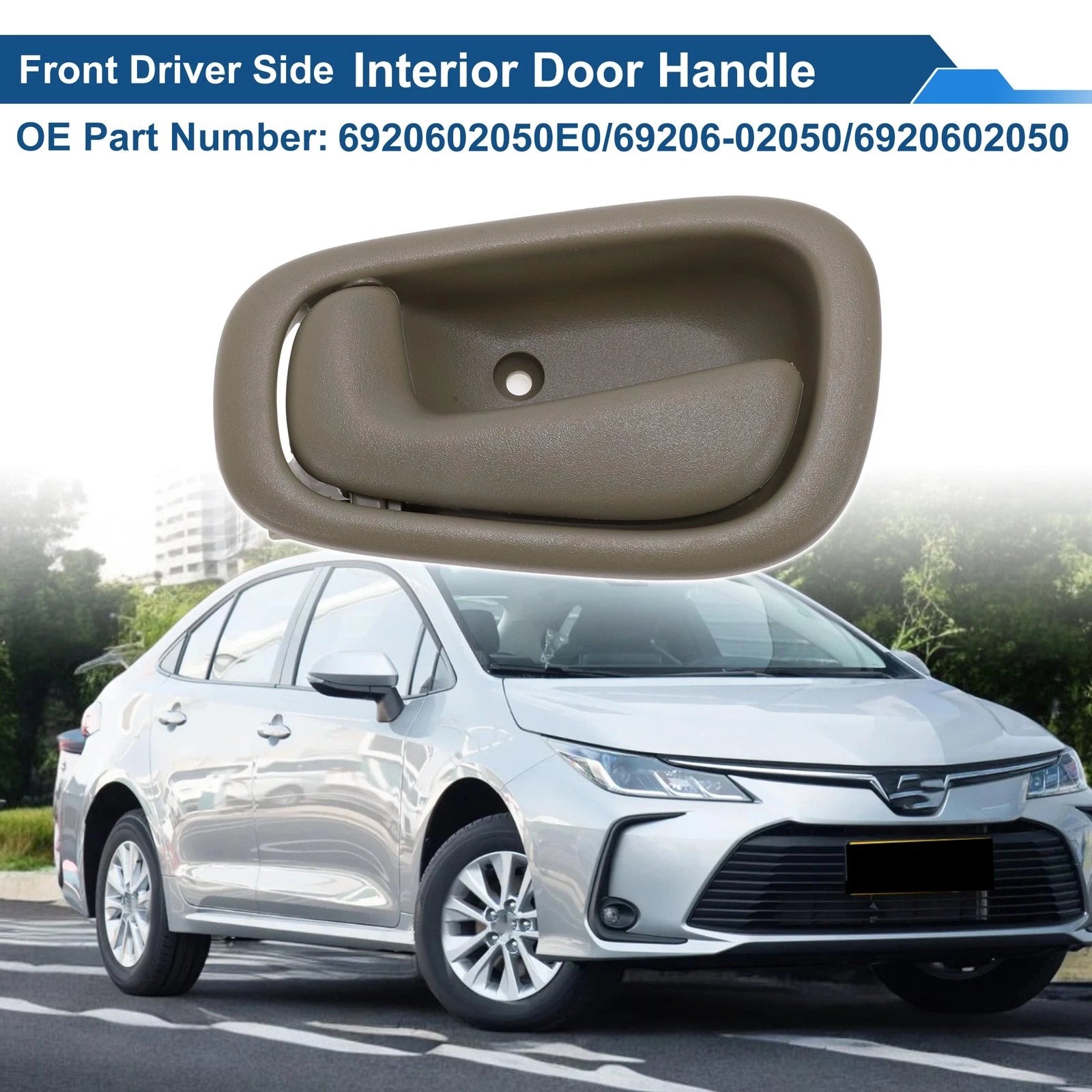 Front Passenger Side Interior Door Handle for Toyota Corolla (1998–2002) No. 6920602050