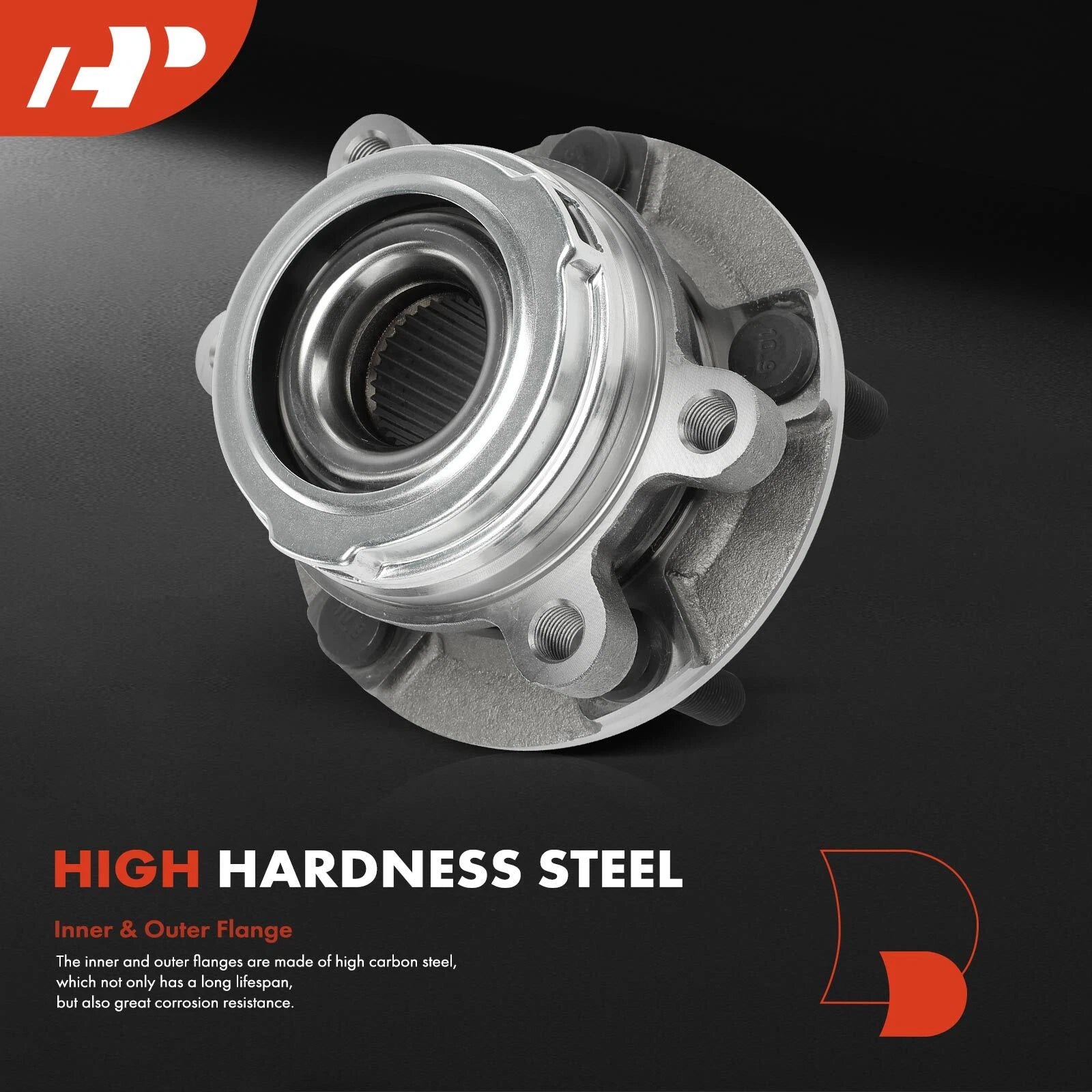 2X Front Wheel Hub & Bearing Assembly for Nissan Murano (2009–2014)