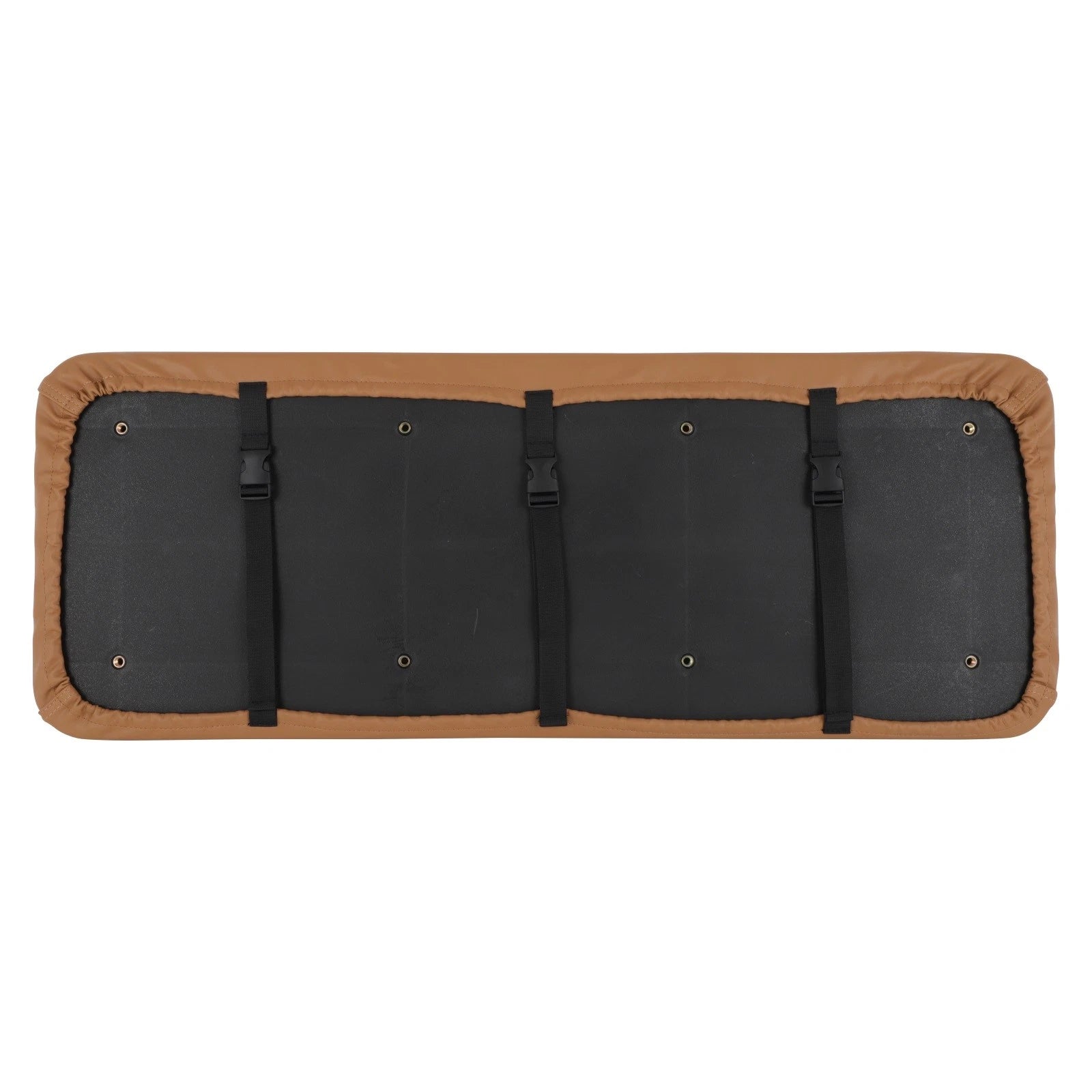 Universal Brown Vinyl Golf Cart Seat & Back Cushion Covers