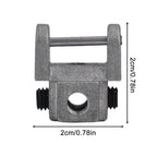 Set of 2 Metal Wire Saw Blade Chucks for Precision DIY Modeling