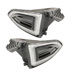Pair LED DRL Parking Light Bumper Fog Lamp for Ford Edge (2015-2018)