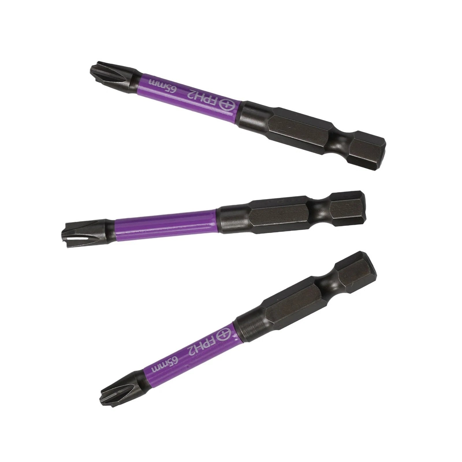 6PC Magnetic Cross Screwdriver Bit Set for Electrician FPH2 with Magnetizer