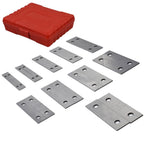 Set of 10 Steel Parallels for Milling Machines (1/8" x 6")