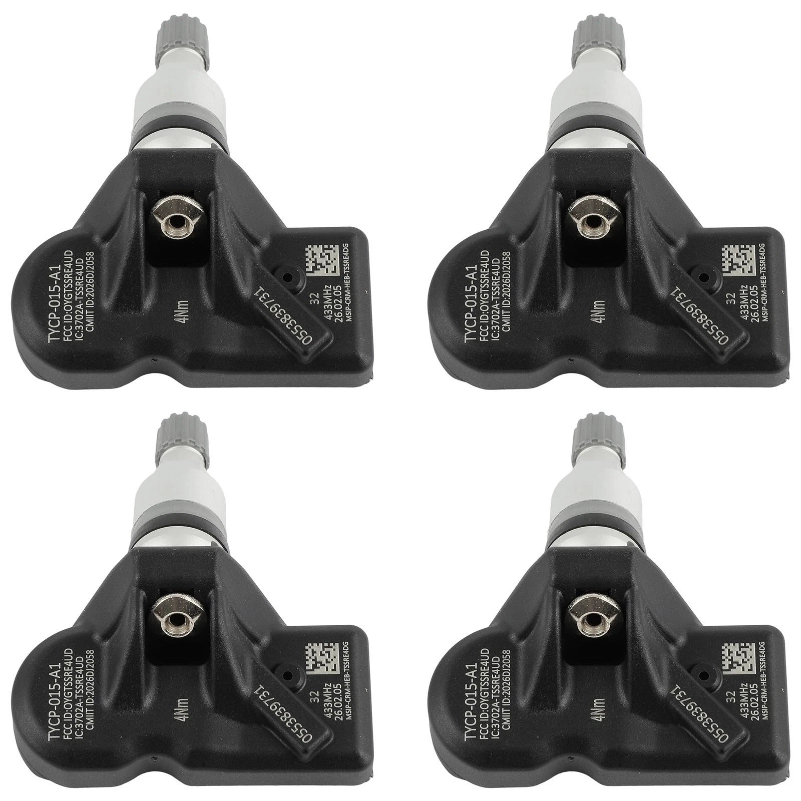 Set of 4 TPMS Tire Pressure Sensors for BMW (2014–2019) 36106798872