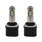 2X LED Fog Light Kit for 880 899 6000K 50W Clear
